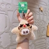 Cute internet-famous bucktoothed plush pendants, wholesale toys, cartoon schoolbags, hanging ornaments, keychains, dolls and stuffed toys Item Picture